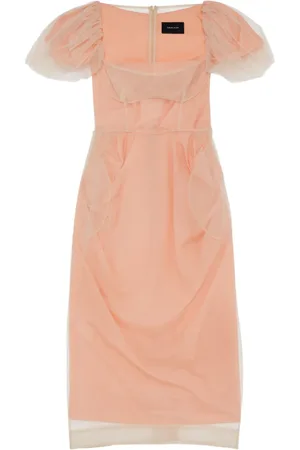 Simone Rocha Vestido balconette a capas