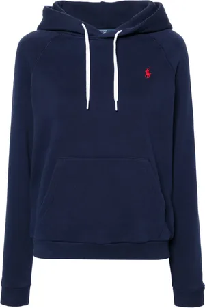 Ralph Lauren Hoodie con cordones y logo bordado