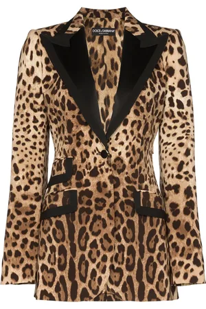 Dolce & Gabbana Leopard print tailored blazer