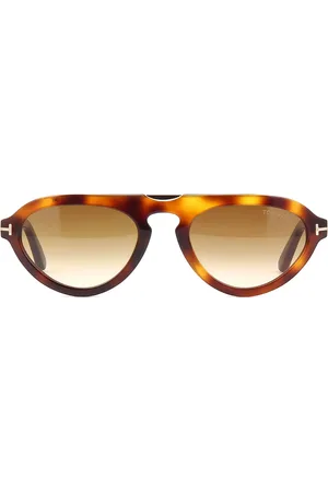 Tom Ford Lentes de sol con armazón geométrica
