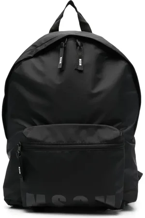 Msgm Mochila con logo estampado