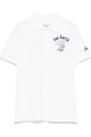 MC2 SAINT BARTH Playera tipo polo con estampado gráfico