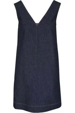 Brunello Cucinelli Vestido de mezclilla
