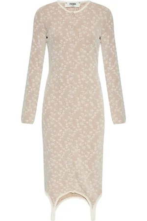 Fendi Vestido con motivo floral