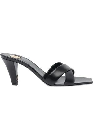 Saint Laurent Mules Jill con tacón de 75 mm