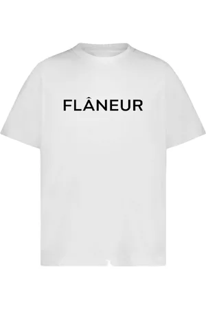 FLÂNEUR Playera con logo estampado