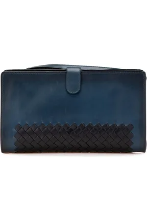 Bottega Veneta Bolso de mano de piel de napa con diseño Intrecciato y correa de muñeca 2012-2024