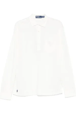 Ralph Lauren Playera tipo polo manga larga