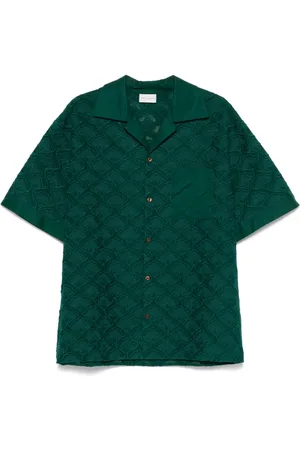 Drôle de Monsieur Camisa La Chemise Brodée Tapisserie