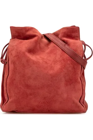 Loewe Bolsa crossbody Flamenco de gamuza con cordones 2000-2024