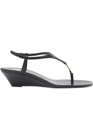 Saint Laurent Sandalias Cassandra con tacón de 40mm