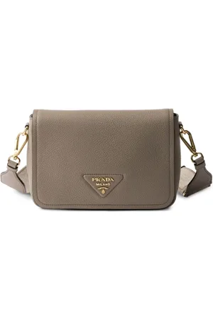 Prada Bolsa de hombro de cuero