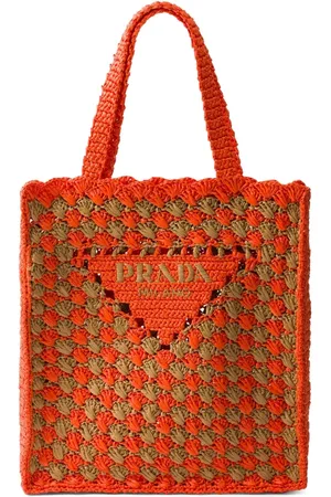 Prada Tote tejida de crochet
