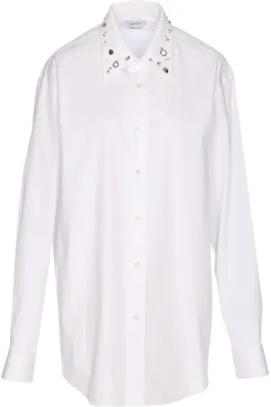 Alexander McQueen Camisa con apliques