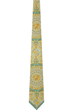 VERSACE Corbata de seda con motivo Barocco