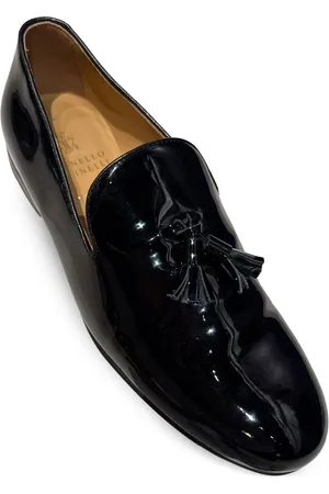 Brunello Cucinelli Mocasines de charol