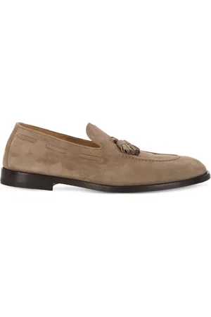 Brunello Cucinelli Mocasines de gamuza