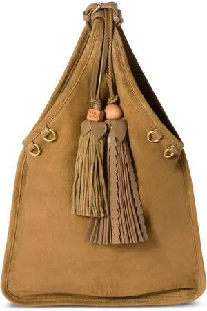 Miu Miu Bolsa de hombro con detalle de borlas