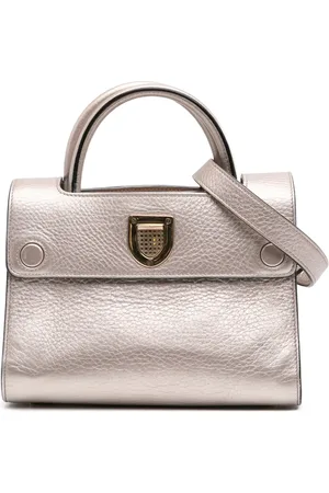 Dior Bolsa satchel Diorever mini de piel de becerro granulada 2017