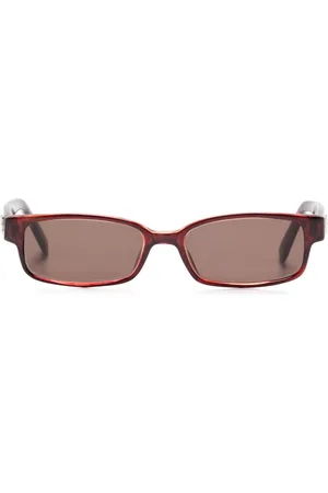 Gucci Lentes de sol con armazón rectangular