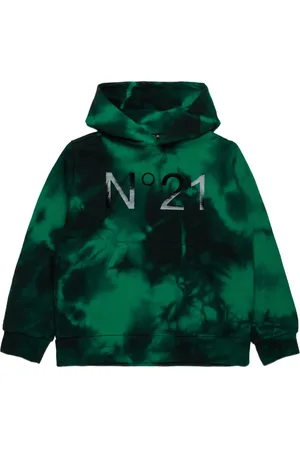 Nº21 Hoodie con estampado tie-dye