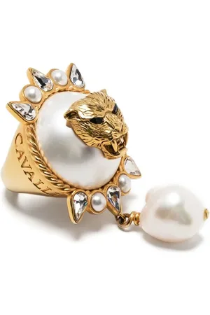 Roberto Cavalli Anillo con motivo de jaguar