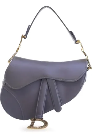 Dior Bolsa satchel Saddle mini de satén con detalles de cristal 2000-2024