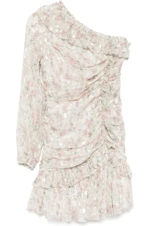 Needle & Thread Vestido Ophelia Ditsy con hombro descubierto