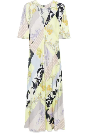 FORTE FORTE Vestido largo con varios estampados