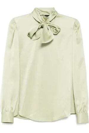 Tom Ford Blusa de satén con detalle de moño