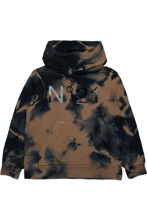 Nº21 Hoodie con estampado tie-dye