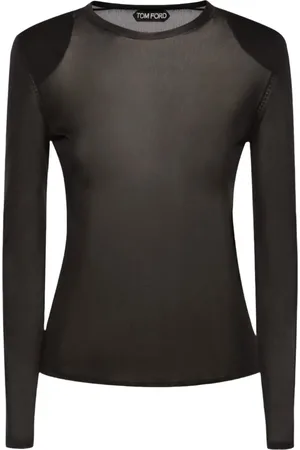 Tom Ford Padded-shoulder top
