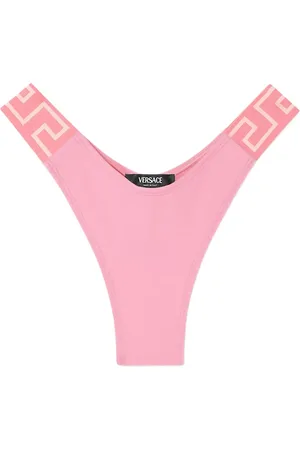 VERSACE Bikini bottom con estampado Greca