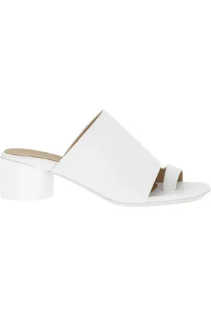 Maison Margiela Sandalias Thong de piel con tacón de 50mm