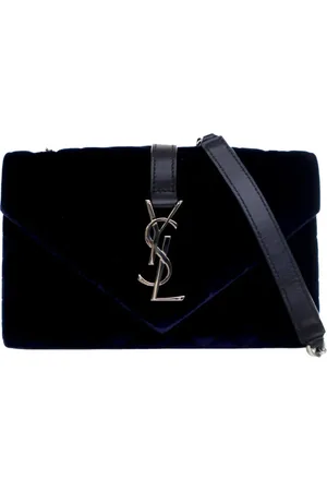 Saint Laurent Bolsa crossbody Triquilt pequeña estilo sobre de terciopelo econ moograma 2019