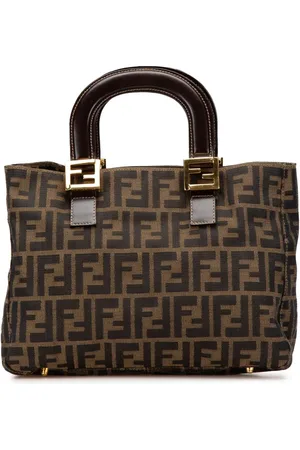 Fendi 2000-2010 Small Zucca Canvas Twins tote bag
