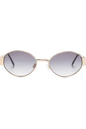 Saint Laurent Lentes de sol con armazón ovalada