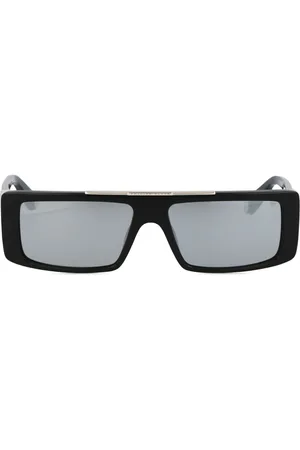 Philipp Plein Lentes de sol con armazón rectangular