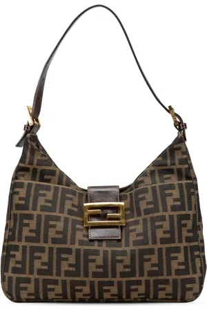 Fendi Bolsa de hombro Zucca Canvas Flap 2010-2024