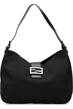 Fendi Bolsa de hombro Zucca Canvas del siglo XX