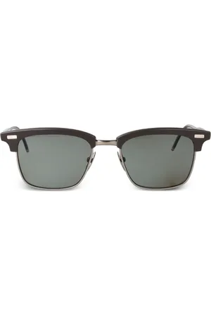 Thom Browne Lentes de sol con armazón cuadrada