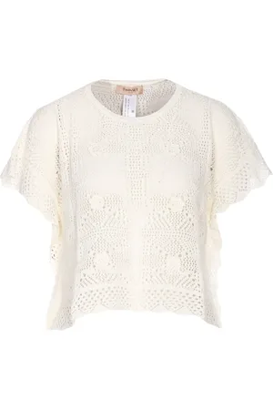 Twin-Set Top de crochet