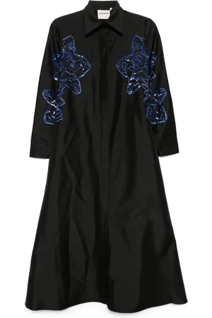 LOVEBIRDS Vestido de fiesta acampanado con lentejuelas