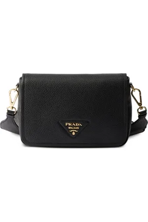 Prada Bolsa de hombro de cuero