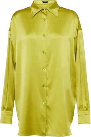 Tom Ford Camisa de satén manga larga