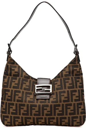 Fendi Bolsa de hombro Zucca Canvas 2000-2010