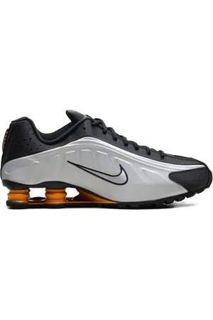 Nike Tenis Shox R4 Black/Vast Grey/Bright Mandarin/Metallic Silver