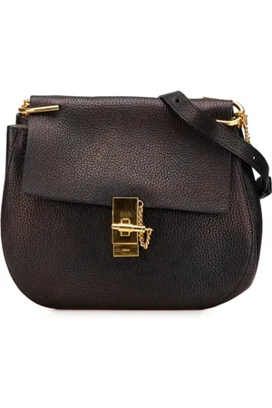 Chloé Bolsa crossbody Drew grande de piel de cordero 2016