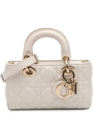 Dior Bolsa satchel Lady D Cannage micro de piel de cordero 2022