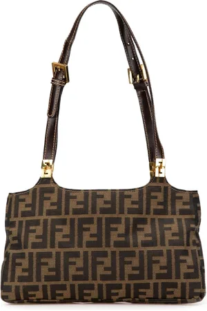 Fendi Bolsa de hombro Zucca Canvas 2000-2010